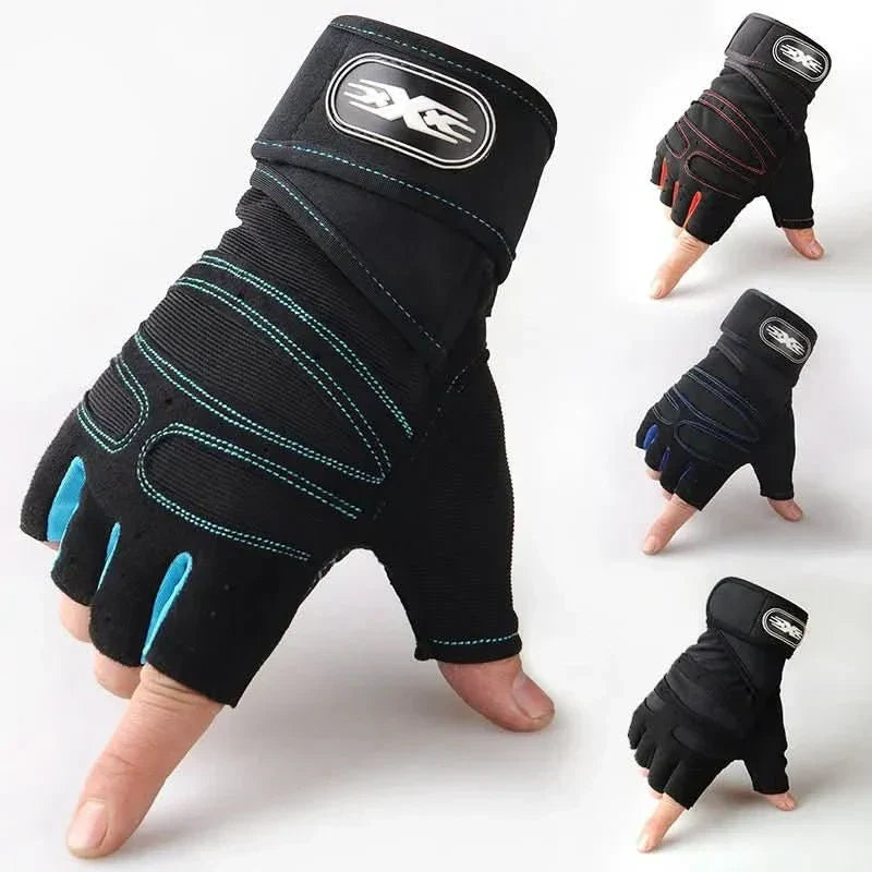 Sisica | Shock-resistant training gloves with wrist support | For weight training, fitness & cycling