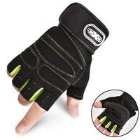 Charly | Shock-resistant training gloves with wrist support | For weight training, fitness & cycling