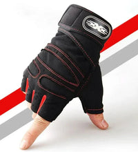 Charly | Shock-resistant training gloves with wrist support | For weight training, fitness & cycling
