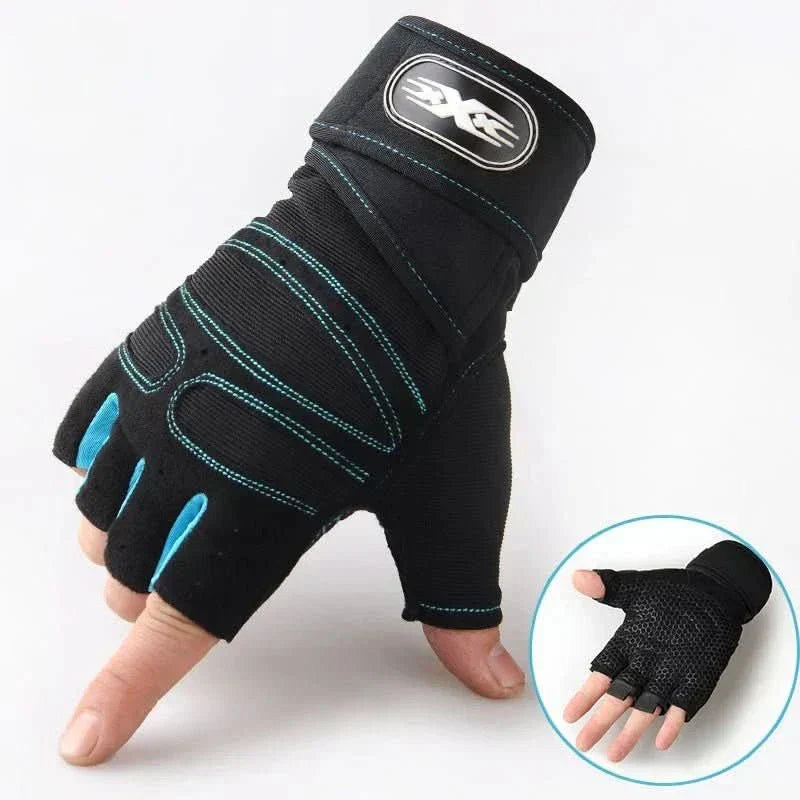 Charly | Shock-resistant training gloves with wrist support | For weight training, fitness & cycling