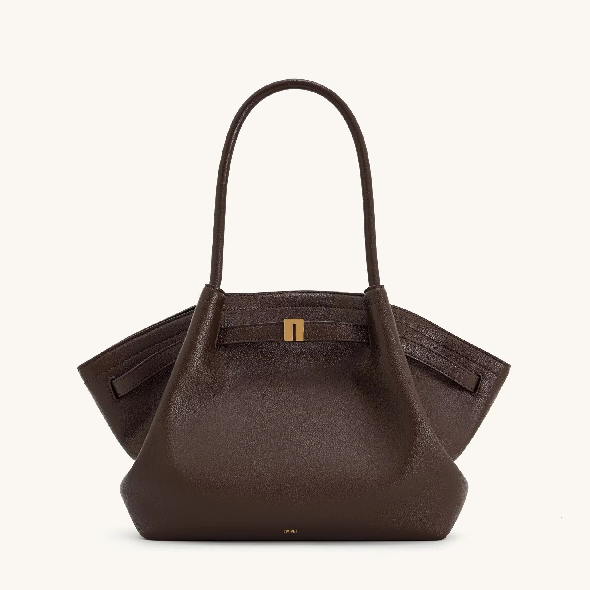 Charly | Shoulder Bag Hana Pattern Faux Suede Appearance and Large Capacity