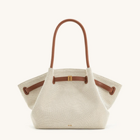 Charly | Shoulder Bag Hana Pattern Faux Suede Appearance and Large Capacity