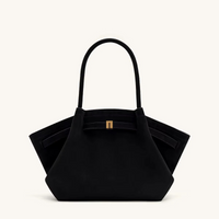 Charly | Shoulder Bag Hana Pattern Faux Suede Appearance and Large Capacity