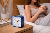 Charly | Silent & Peaceful Alarm Clock – Non-Ticking, Gentle Wake-Up Light, Snooze Function