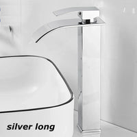 Charly Sink Mixer Aqualis Noir | Stainless Steel | Hot & Cold Water | For Bathroom & Guest Toilet