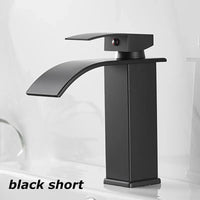 Charly Sink Mixer Aqualis Noir | Stainless Steel | Hot & Cold Water | For Bathroom & Guest Toilet