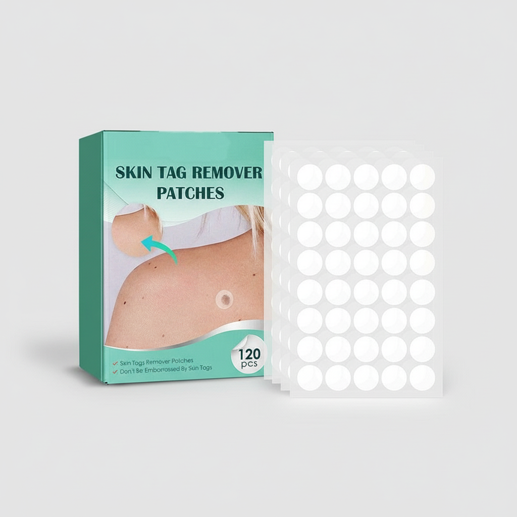 Charly | SkinClear Skin Tag Remover | Plaster for the Removal of Skin Tags & Warts | Hydrocolloid Technology | Pain-Free & Discreet | Suitable for All Skin Types | 144 Pieces