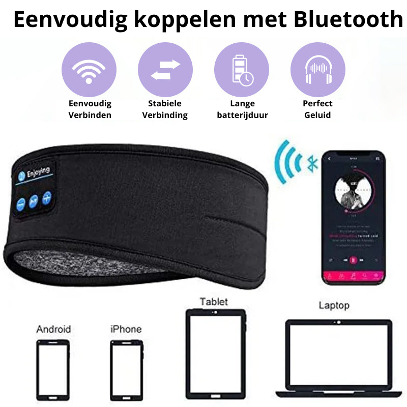 Sisica | Sleep Headband with Wireless Bluetooth Headphones