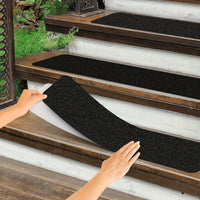 Charly | Slip-Resistant Stair Treads 10-pack – 6"x24", 80-Grit, Weather-Resistant