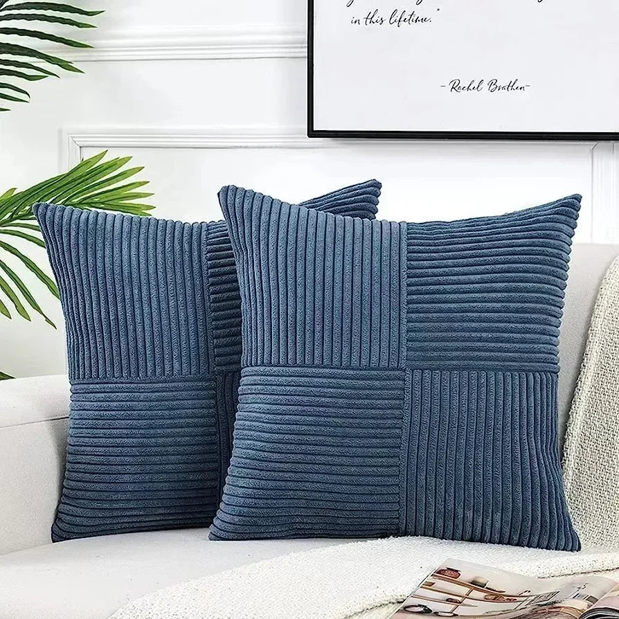 Charly | Soft Ribbed Texture Cushion Cover Set