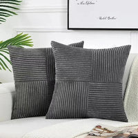 Charly | Soft Ribbed Texture Cushion Cover Set