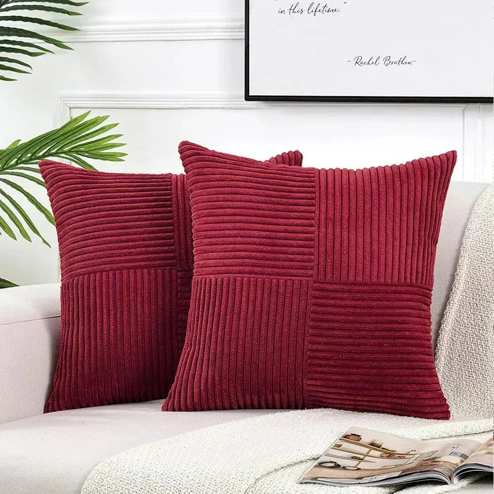 Charly | Soft Ribbed Texture Cushion Cover Set