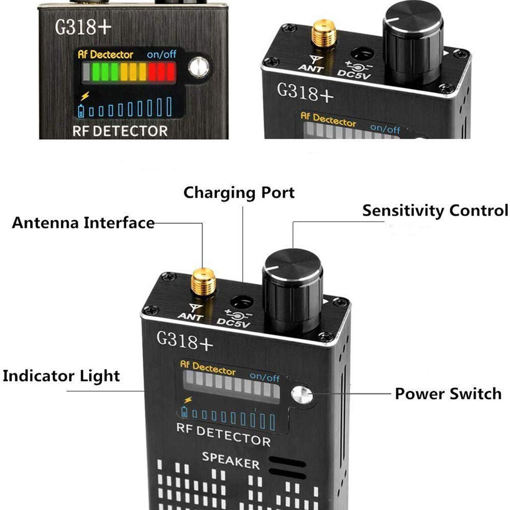 Sisica | Spy Signal Detector, RF Detector, Hidden Camera, Laser Lens, GSM-GPS Device Finder