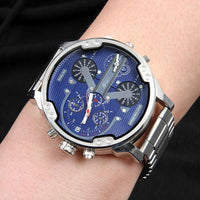 Sisica | Stainless Steel Chronograph Quartz Watch