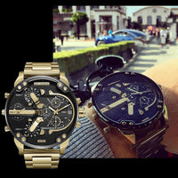 Sisica | Stainless Steel Chronograph Quartz Watch