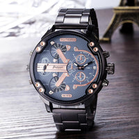 Sisica | Stainless Steel Chronograph Quartz Watch