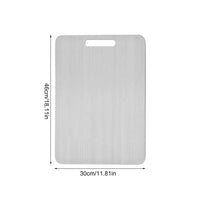 Charly | Stainless Steel Cutting Board for Professionals & Home Cooks
