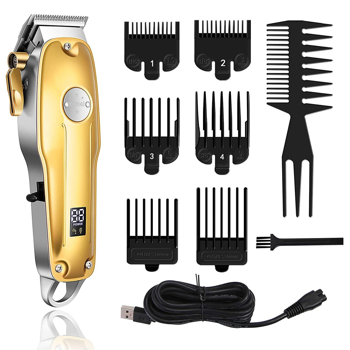 Sisica | SteelEdge X3 3-in-1 Trimmer & Shaver | Precision & Wireless | Black