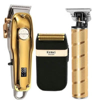 Charly | SteelEdge X3 3-in-1 Trimmer & Shaver | Precision & Wireless | Black