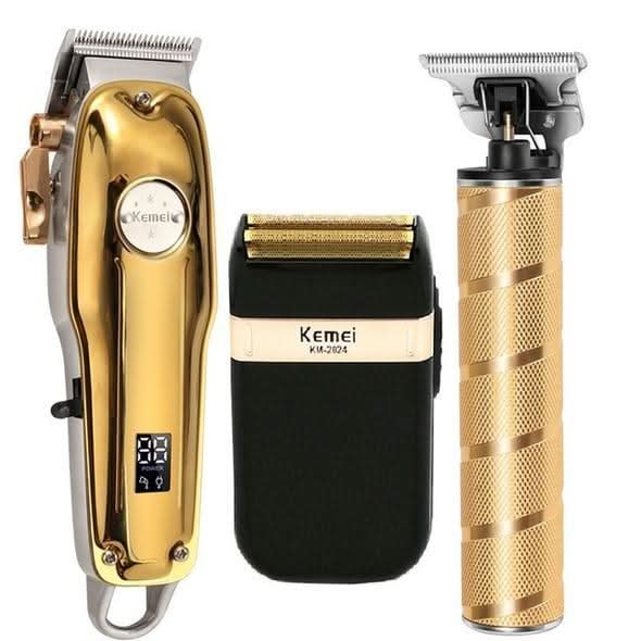 Charly | SteelEdge X3 3-in-1 Trimmer & Shaver | Precision & Wireless | Black