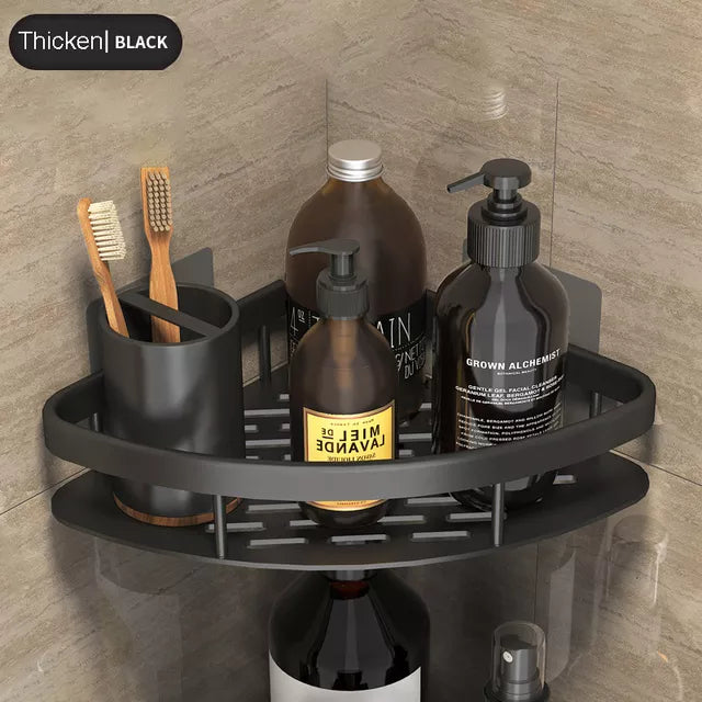 Sisica | Stylish and Practical No-Drill Shower Corner Shelf – Space-Saving Bathroom Storage Rack