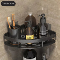 Sisica | Stylish and Practical No-Drill Shower Corner Shelf – Space-Saving Bathroom Storage Rack