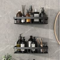 Sisica | Stylish and Practical No-Drill Shower Corner Shelf – Space-Saving Bathroom Storage Rack