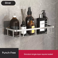 Sisica | Stylish and Practical No-Drill Shower Corner Shelf – Space-Saving Bathroom Storage Rack