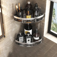 Charly | Stylish and Practical No-Drill Shower Corner Shelf – Space-Saving Bathroom Storage Rack
