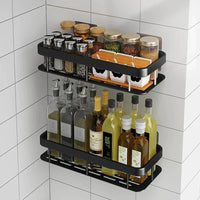 Sisica | Stylish and Practical No-Drill Shower Corner Shelf – Space-Saving Bathroom Storage Rack
