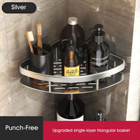 Sisica | Stylish and Practical No-Drill Shower Corner Shelf – Space-Saving Bathroom Storage Rack
