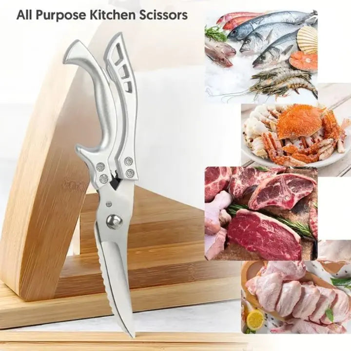 Sisica | Heavy-Duty Kitchen Shears - Steel & Easy Cut