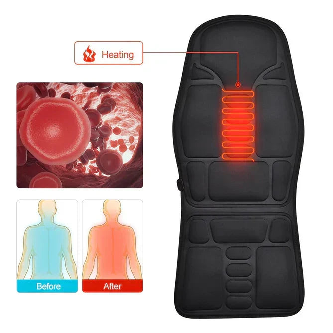 Sisica | The Premium Massage Chair with Heated Back and Neck Cushion