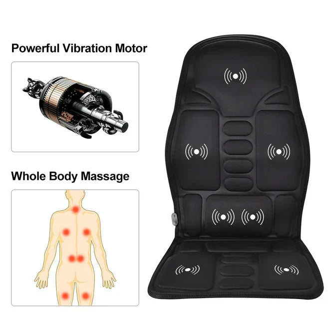 Sisica | The Premium Massage Chair with Heated Back and Neck Cushion