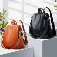 Sisica | Theft-Proof Leather Backpack