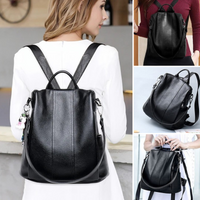 Charly | Theft-Proof Leather Backpack