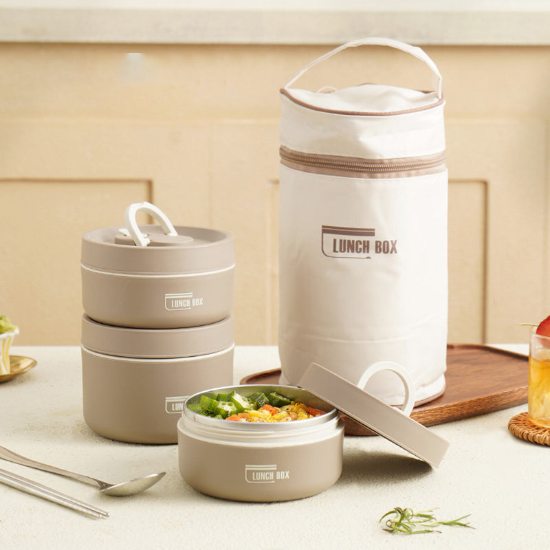 Sisica | ThermoBox Multi-Layered Insulated Lunchbox with FREE Carry Bag