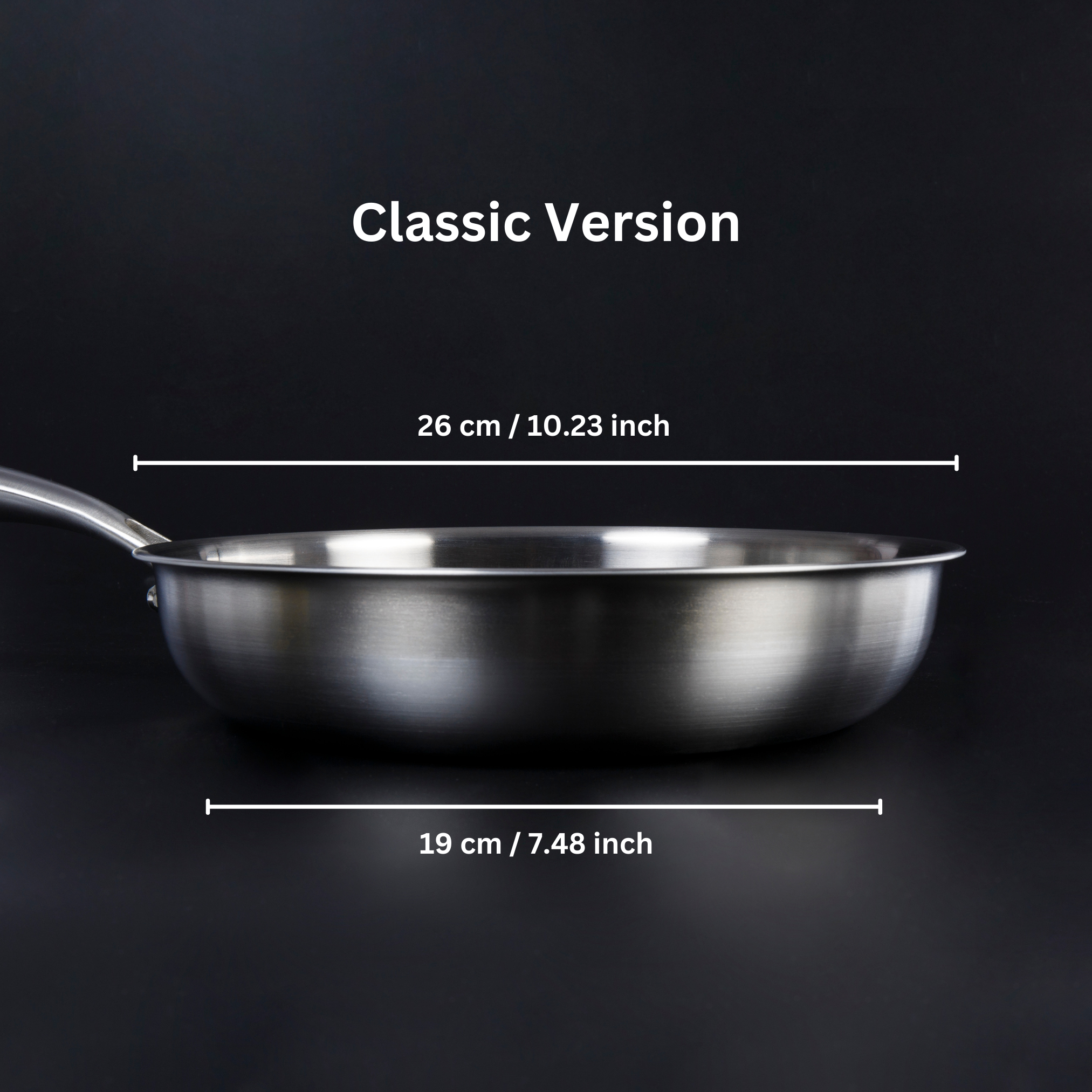 Sisica | Titanium Frying Pan | Non-Toxic, Naturally Non-Stick & Ideal for Healthy Cooking