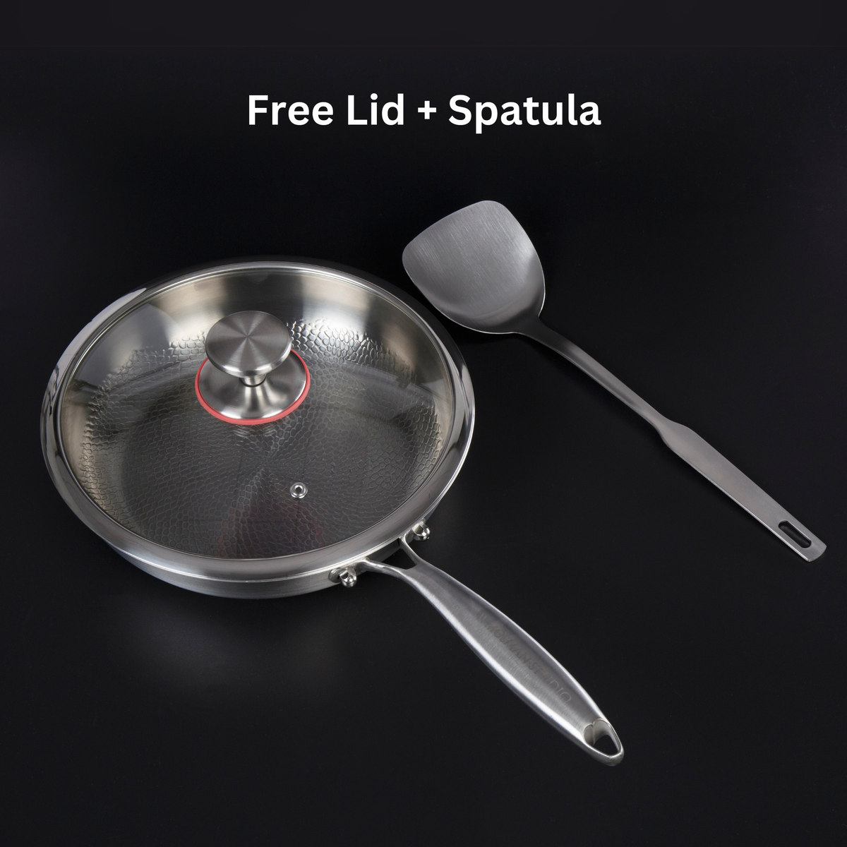 Sisica | Titanium Frying Pan | Non-Toxic, Naturally Non-Stick & Ideal for Healthy Cooking
