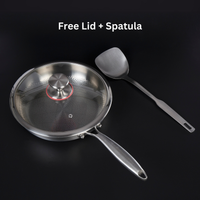 Sisica | Titanium Frying Pan | Non-Toxic, Naturally Non-Stick & Ideal for Healthy Cooking