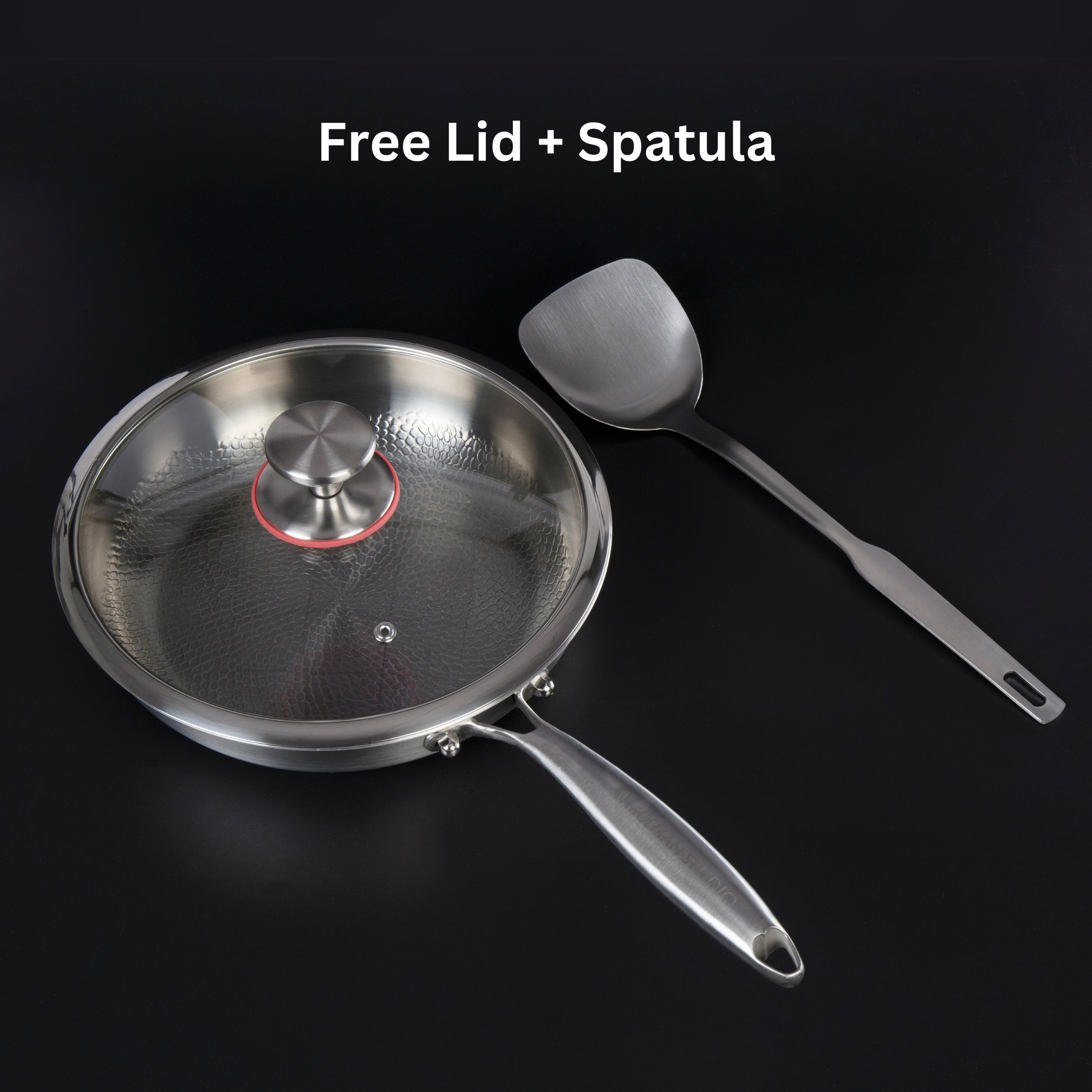 Sisica | Titanium Frying Pan | Non-Toxic, Naturally Non-Stick & Ideal for Healthy Cooking