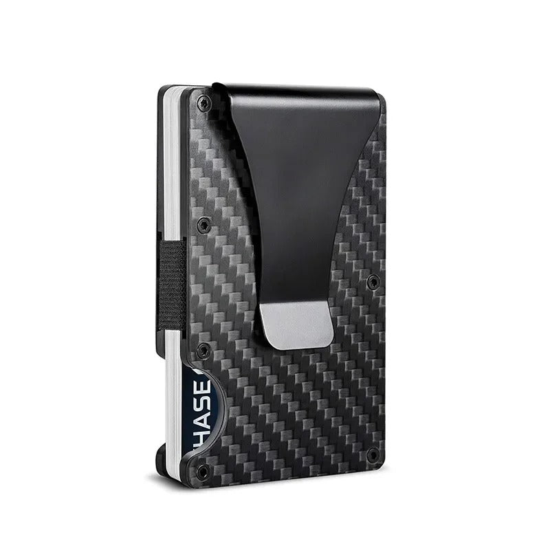 Charly | Titanium Matte Cobalt Cardholder – Slim & Stylish RFID Wallet for Men & Women