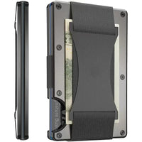Charly | Titanium Matte Cobalt Cardholder – Slim & Stylish RFID Wallet for Men & Women