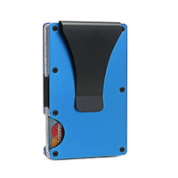 Charly | Titanium Matte Cobalt Cardholder – Slim & Stylish RFID Wallet for Men & Women