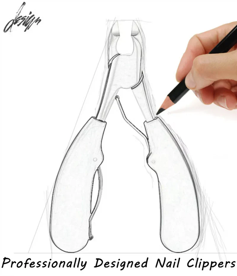Sisica | Toenail Clipper for Seniors, Sharp, Ergonomic & Ideal for Thick Nails