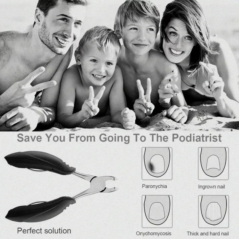 Sisica | Toenail Clipper for Seniors, Sharp, Ergonomic & Ideal for Thick Nails