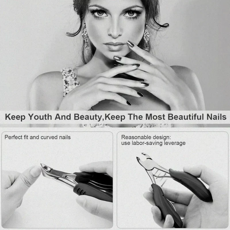 Sisica | Toenail Clipper for Seniors, Sharp, Ergonomic & Ideal for Thick Nails