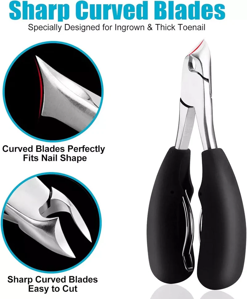 Sisica | Toenail Clipper for Seniors, Sharp, Ergonomic & Ideal for Thick Nails