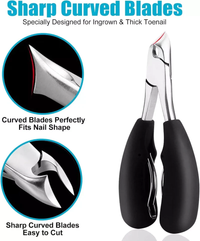 Sisica | Toenail Clipper for Seniors, Sharp, Ergonomic & Ideal for Thick Nails