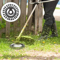 Sisica | Trimmer Weed Brush | Twisted Wire Head for Grass & Weeds